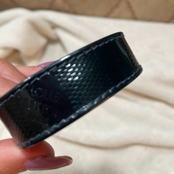LOUIS VUITTON VERNIS Leather Sappora Bracelet 2002  display picture 2